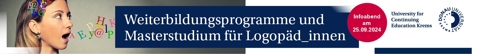 Weiterbildungsprogramme und Masterstudium für Logopädie_innen