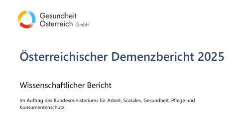 Österreichischer Demenzbericht 2025 