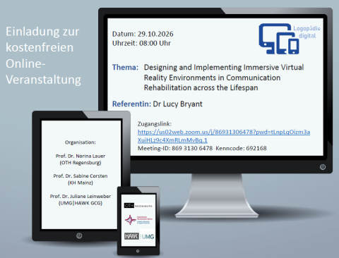 Einladung Logopädie digital 29. Oktober 2026