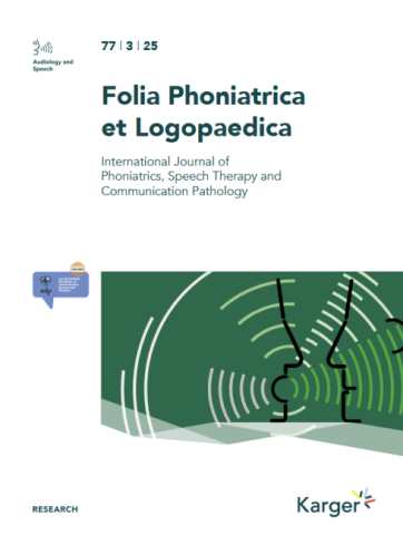 Folia Phoniatrica 