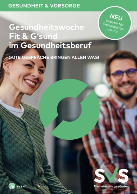 „Fit und G’sund im Gesundheitsberuf“, neuer Termin für 2026